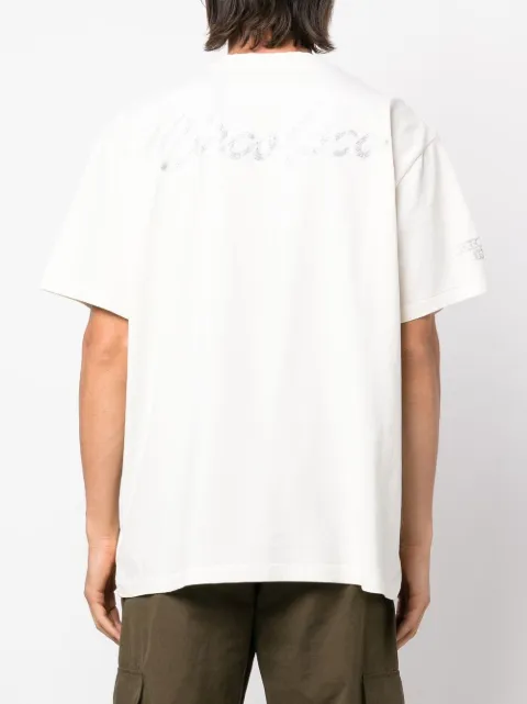 Off-White x Circoloco glitter-logo T-shirt - Farfetch