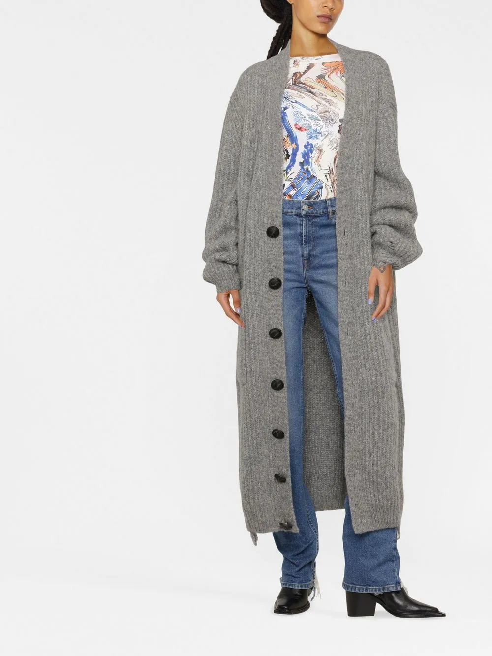 DSQUARED2 cárdigan de canalé con botones | Cárdigans | Image 2