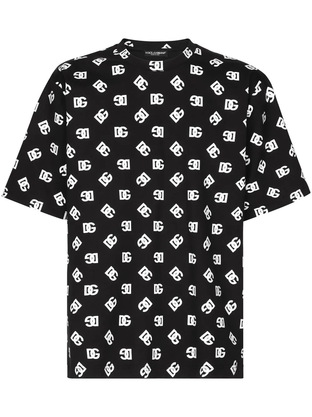 

Dolce & Gabbana playera con logo DG estampado - Negro