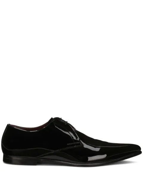 Dolce & Gabbana patent leather derby shoes