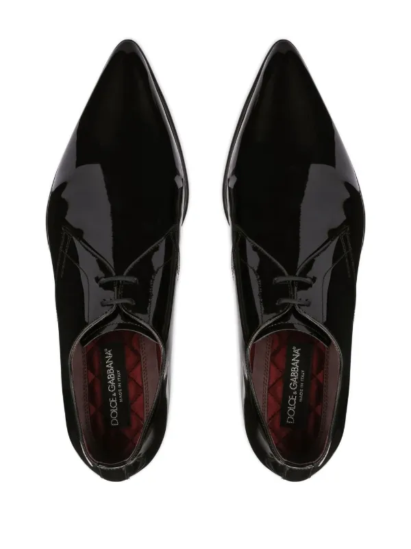 Dolce & Gabbana Patent Leather Derby Shoes - Farfetch