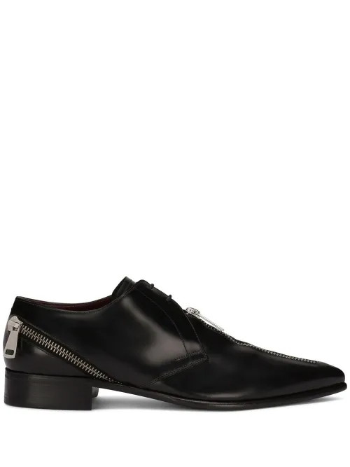 Derbies à détails de zips - Dolce & Gabbana - Modalova