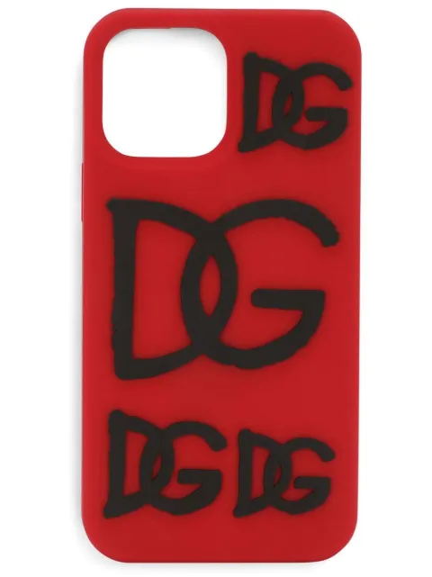 Dolce & Gabbana logo-embossed iPhone 13 Pro Max case