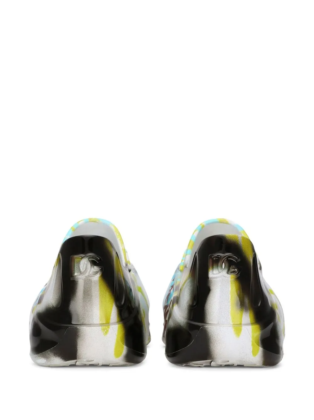 Shop Dolce & Gabbana Toy Graffiti-print Low-top Sneakers In White