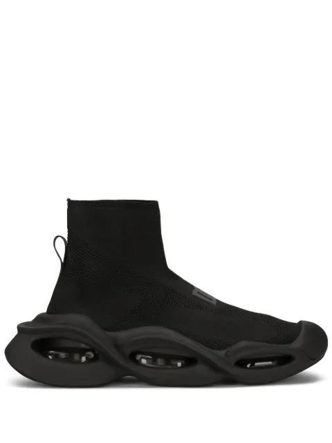 Dolce & Gabbana Tênis cano médio Wave com stretch