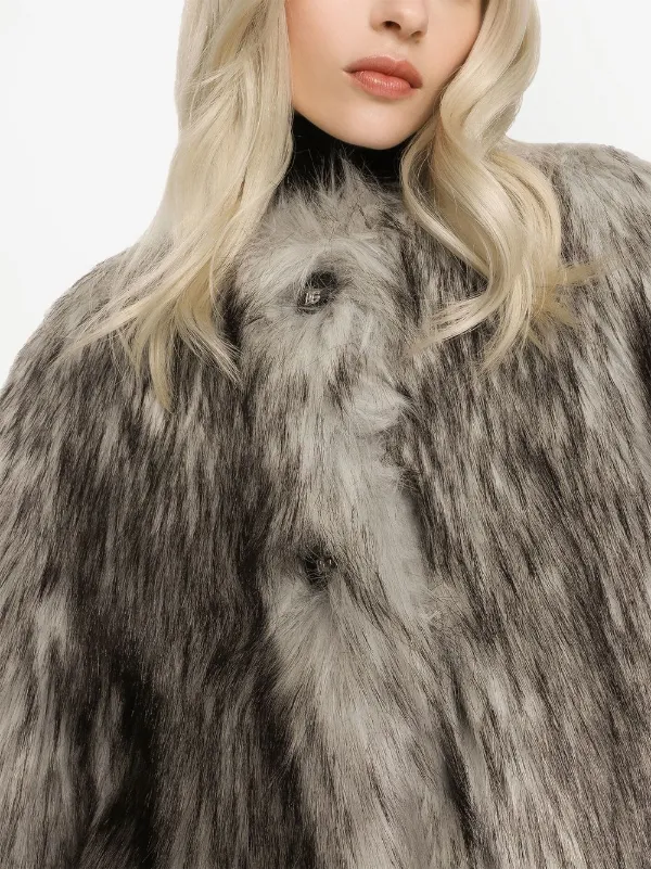 Wolf fur outlet coat