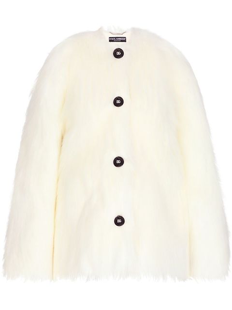 Dolce & Gabbana faux fur jacket