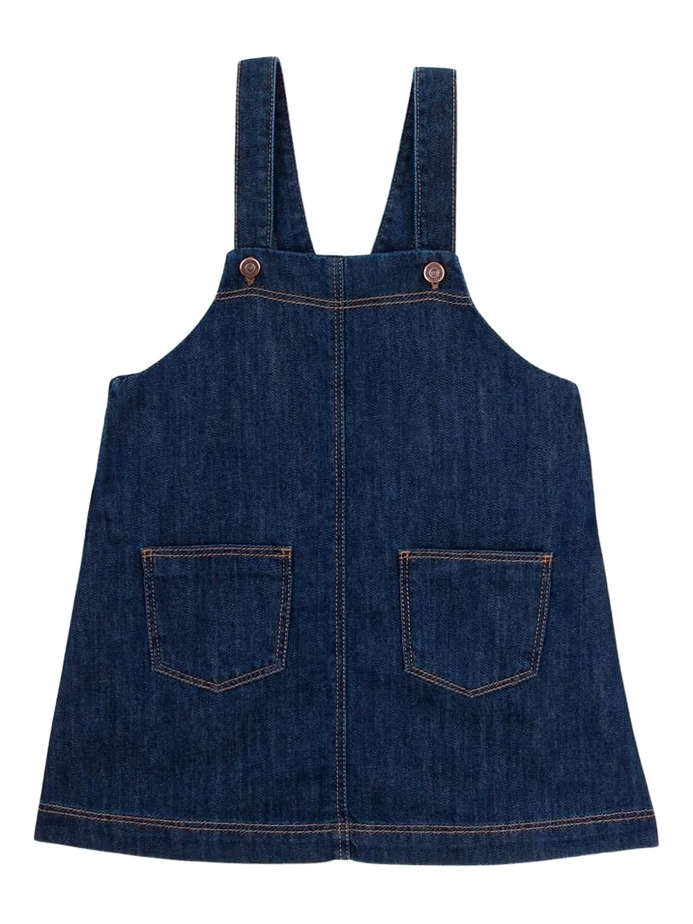 Knot Celina patch-pocket dress Blauw