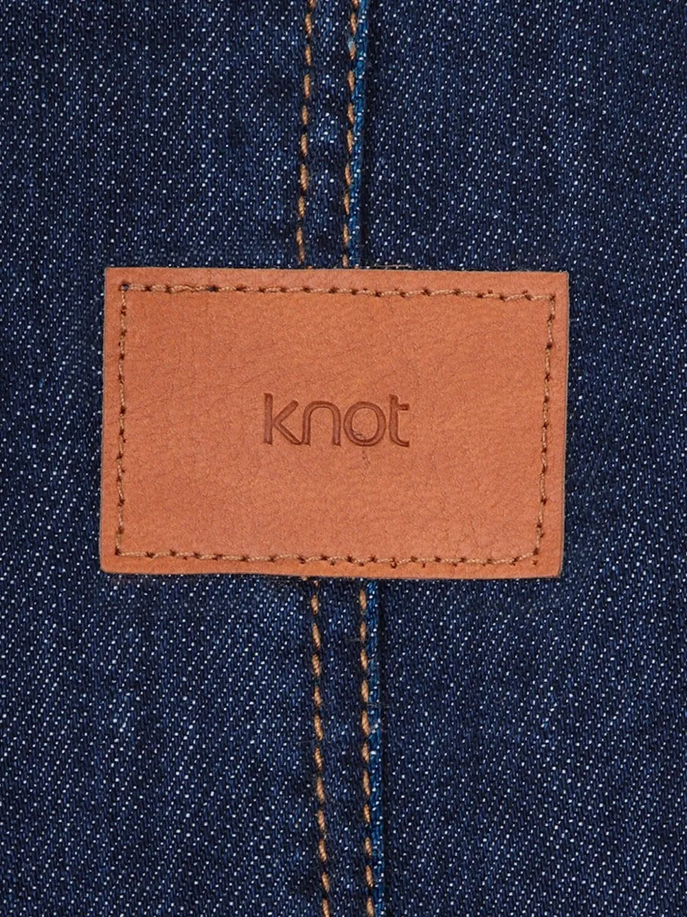 Knot Celina patch-pocket dress Blauw