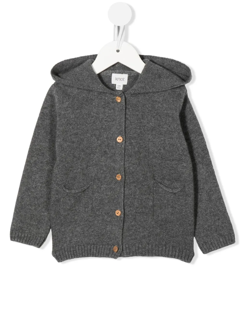 

Knot Marvel hooded cardigan - Grey