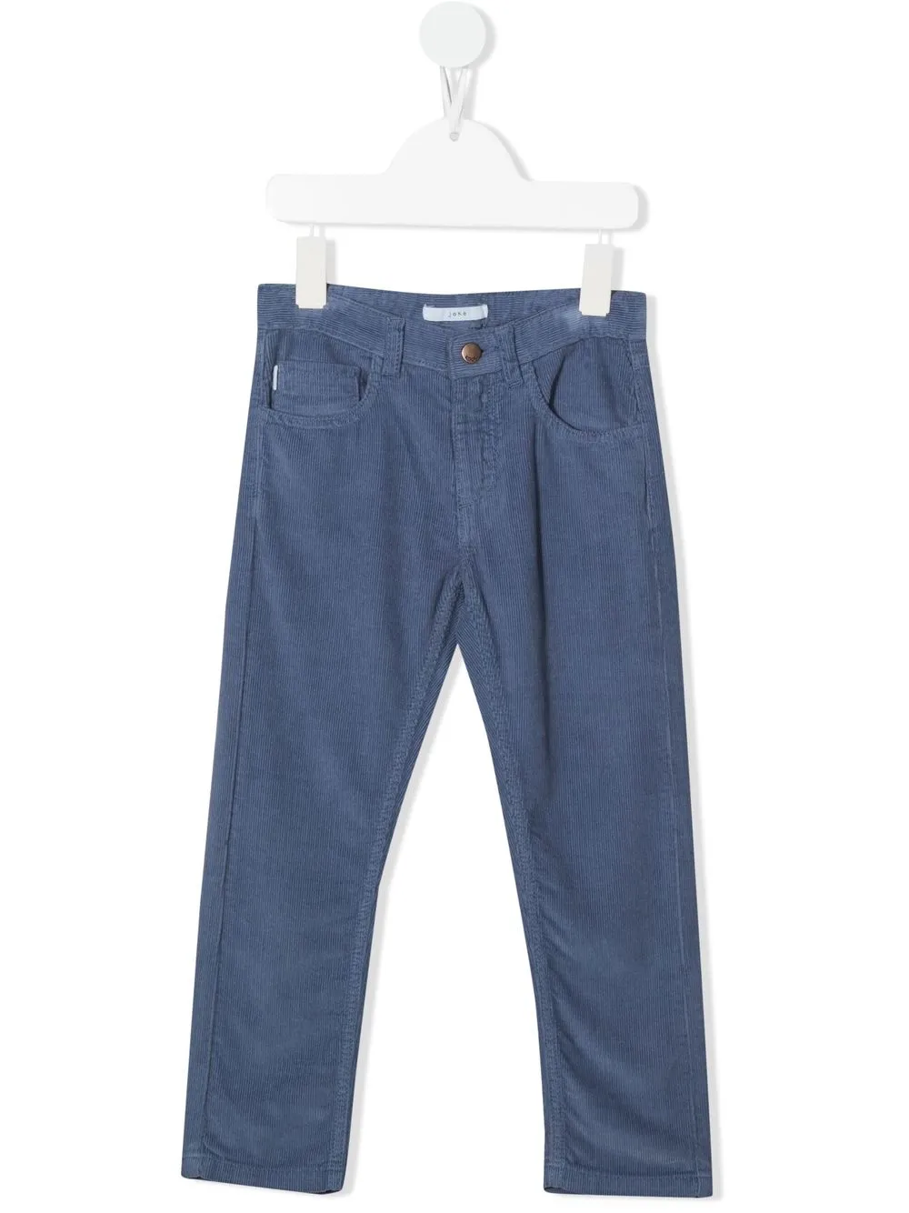 

Knot corduroy slim-cut trousers - Blue