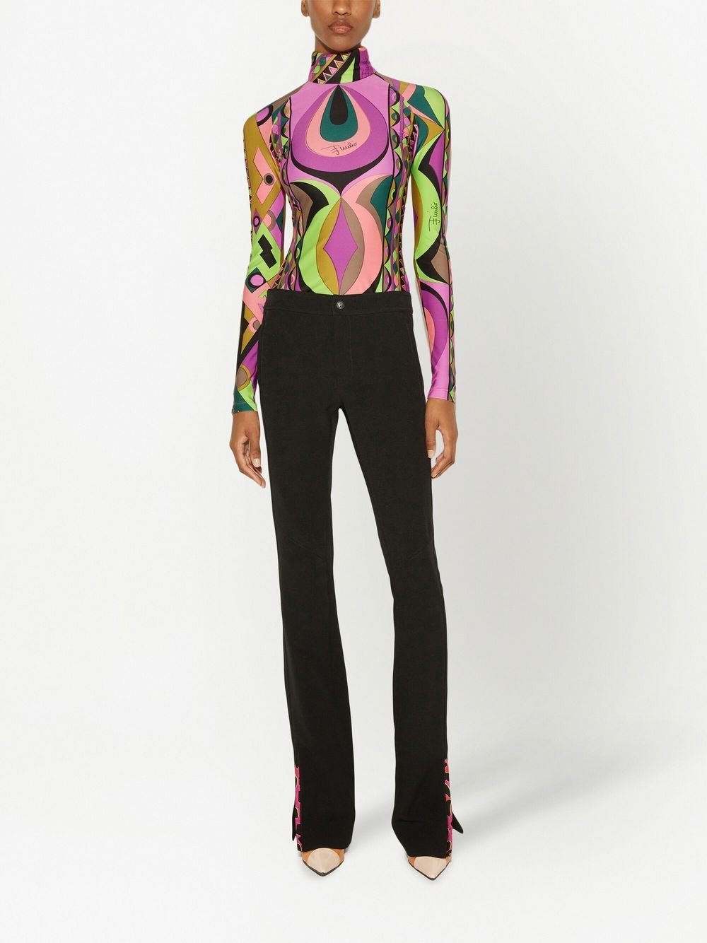 PUCCI Flared broek - Zwart