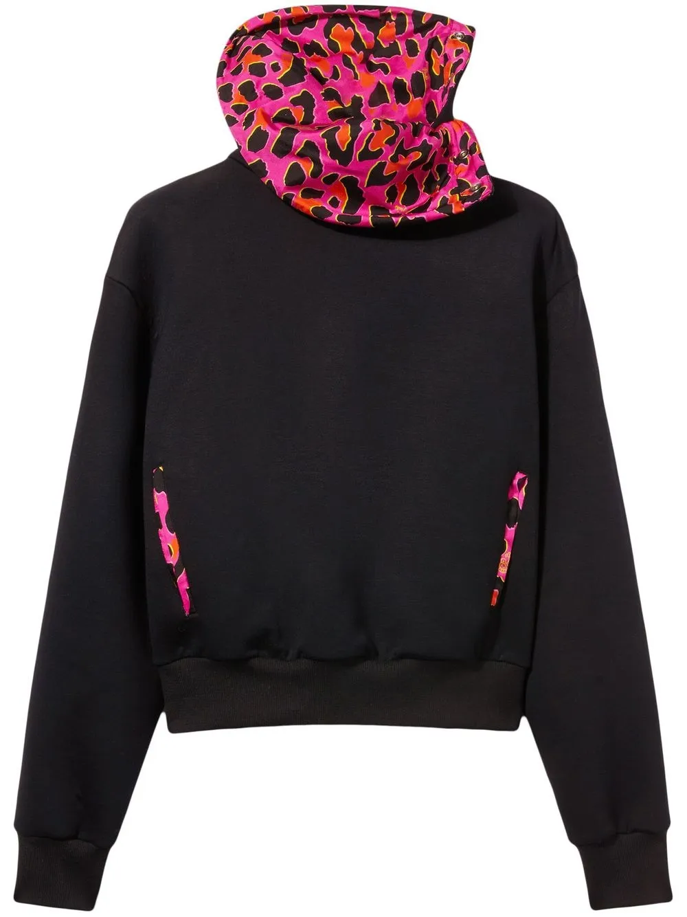 

PUCCI contrast leopard-print sweatshirt - Black