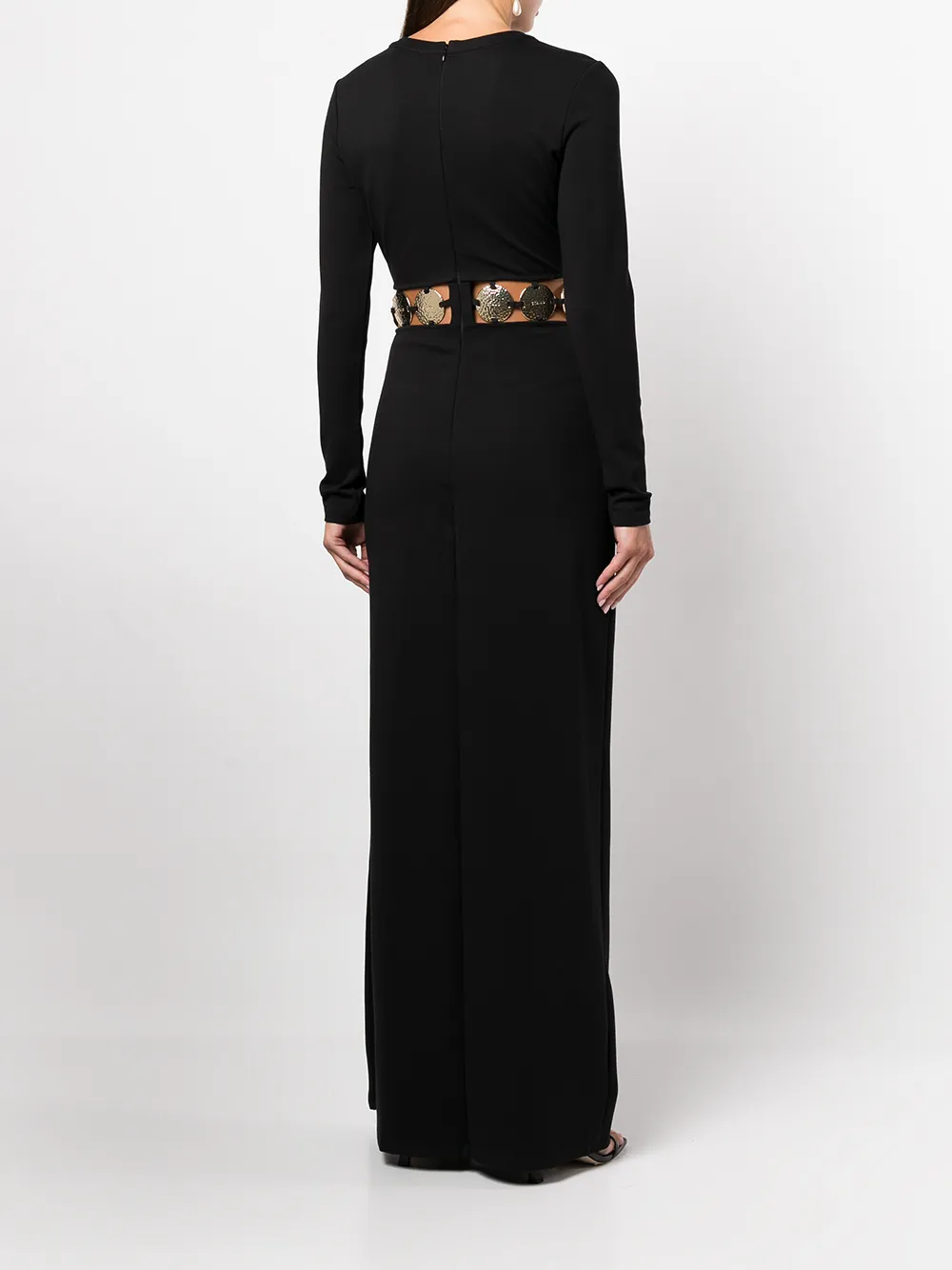 STAUD Delphine long sleeve Maxi Gown Farfetch