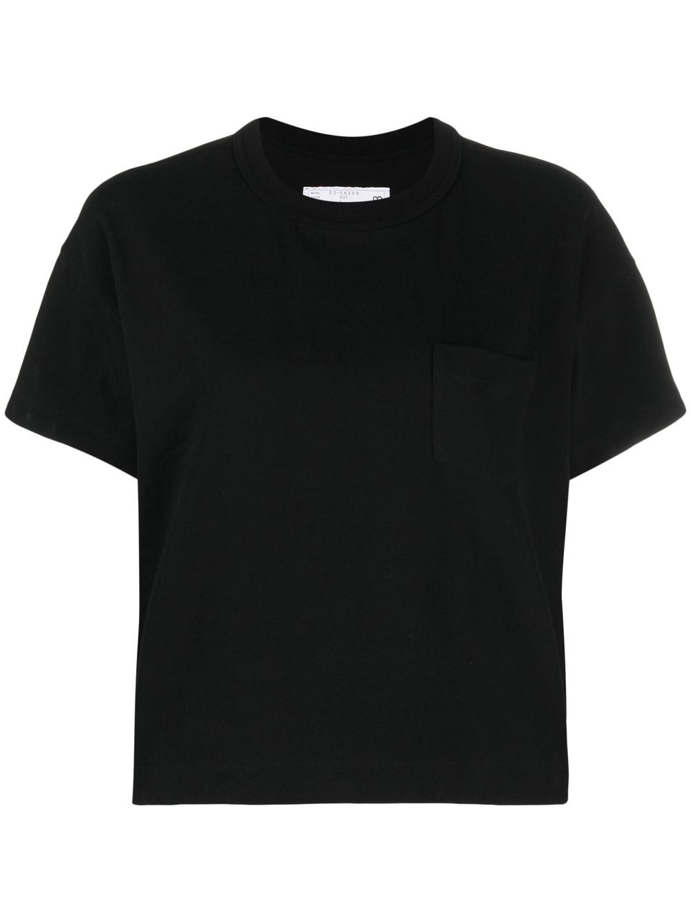 

sacai cropped short-sleeve T-shirt - Black