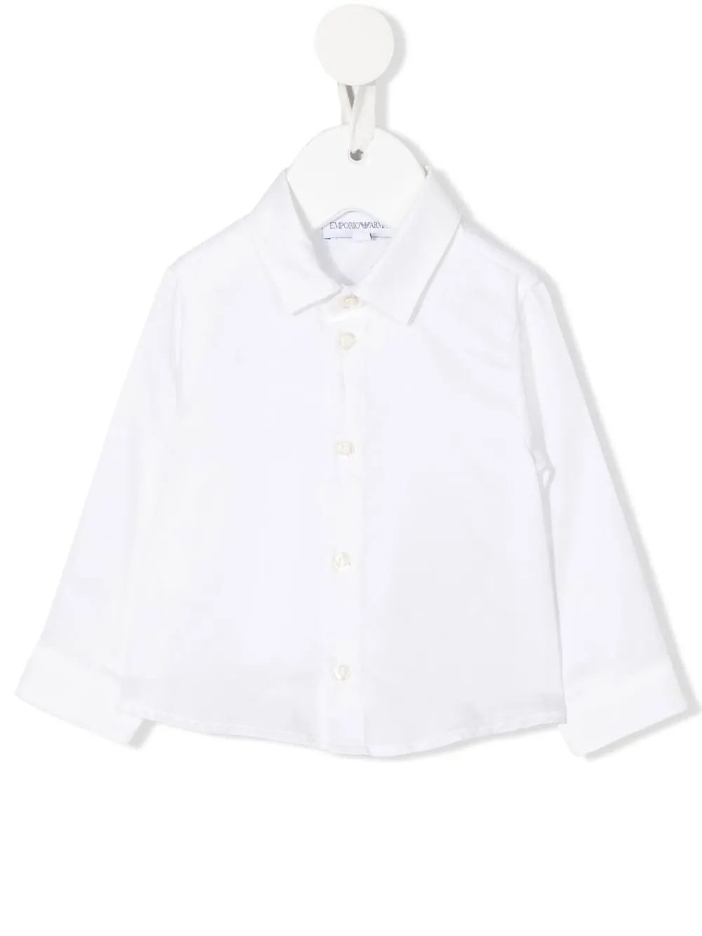 

Emporio Armani Kids camisa de manga larga - Blanco