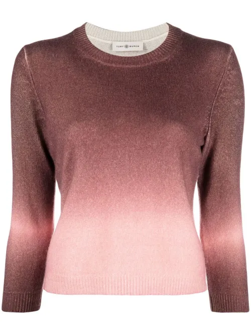 Pull en cachemire à effet ombré - Tory Burch - Modalova