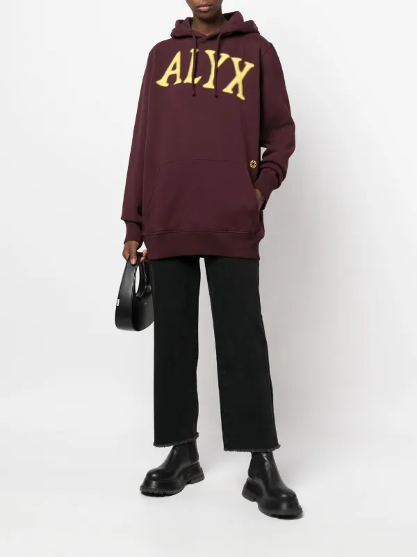 1017 ALYX 9SM Hoodie Met Logoprint | Rood | FARFETCH NL