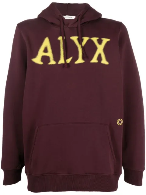 1017 ALYX 9SM logo-print long-sleeved hoodie