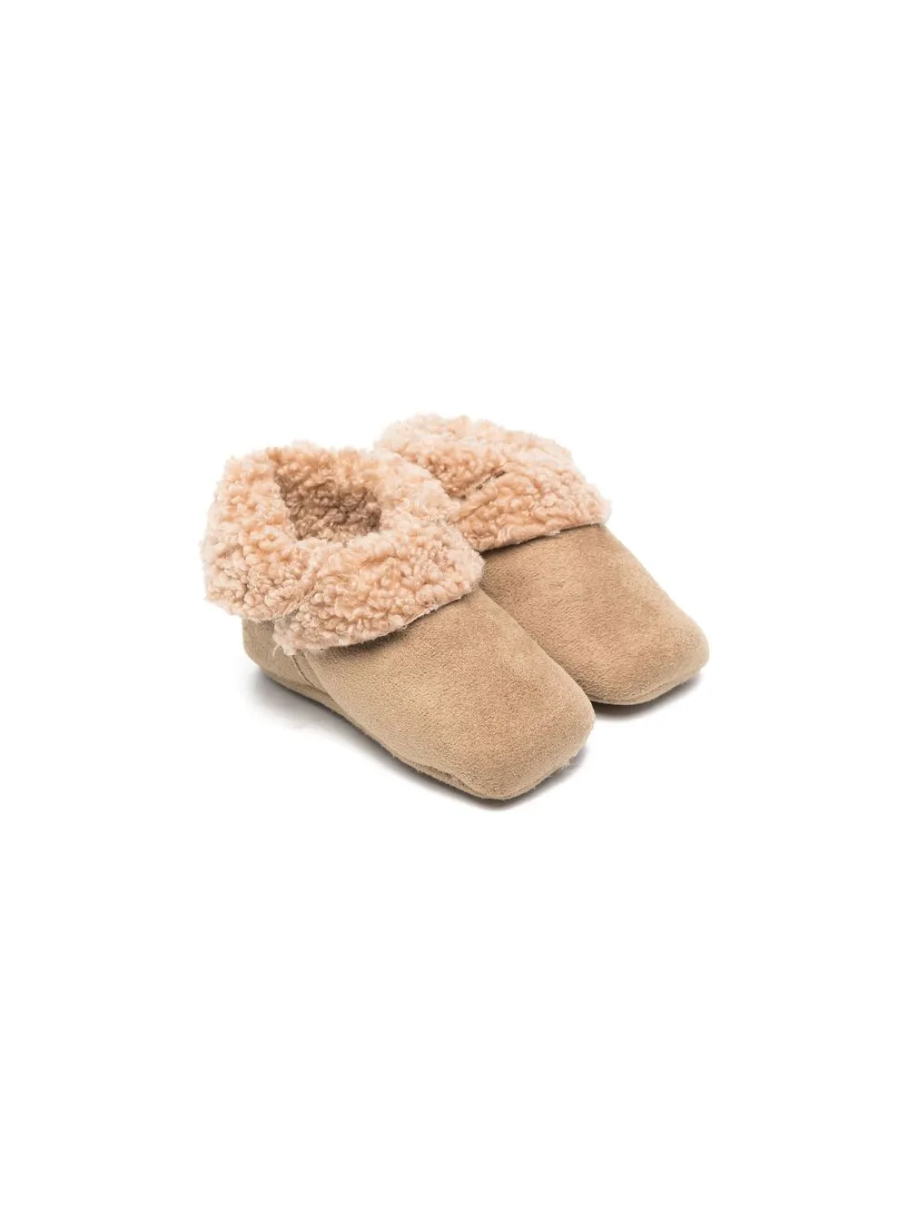 

Il Gufo shearling pre-walker shoes - Brown