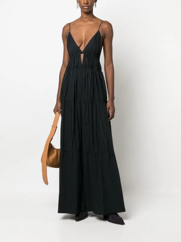 ワンピース SIMKHAI Dresses Simkhai April Core cut-out Maxi Dress | Black | FARFETCH JO