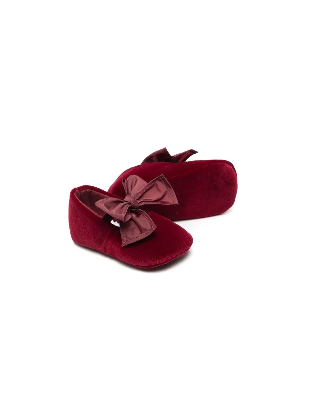 Il Gufo Ballerina's met strikdetail - Rood