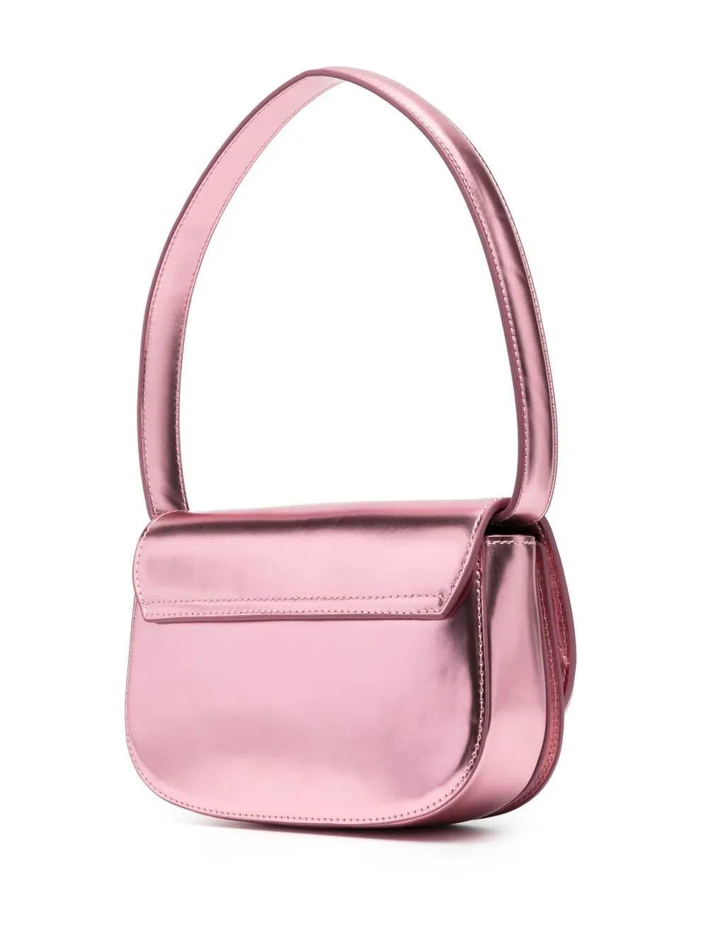 DIESEL 1DR Metallic Shoulder Bag - Pink