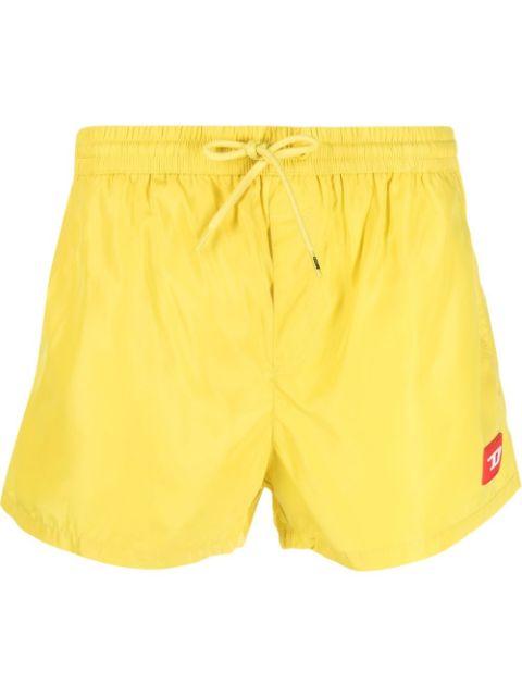 Diesel Cay Bay logo-patch swim shorts Men