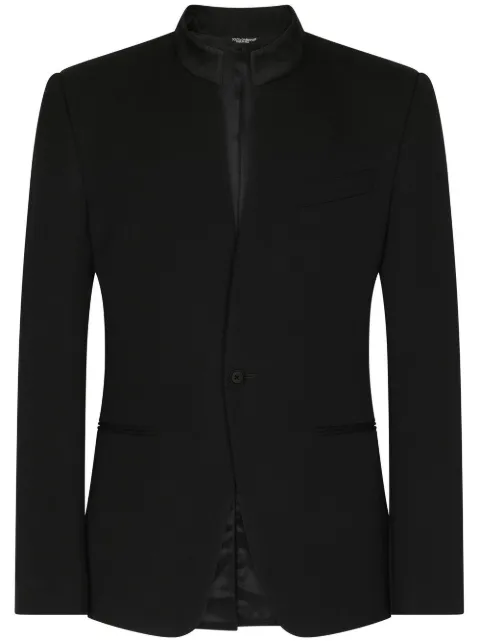 Dolce & Gabbana Sicilia-fit collarless blazer