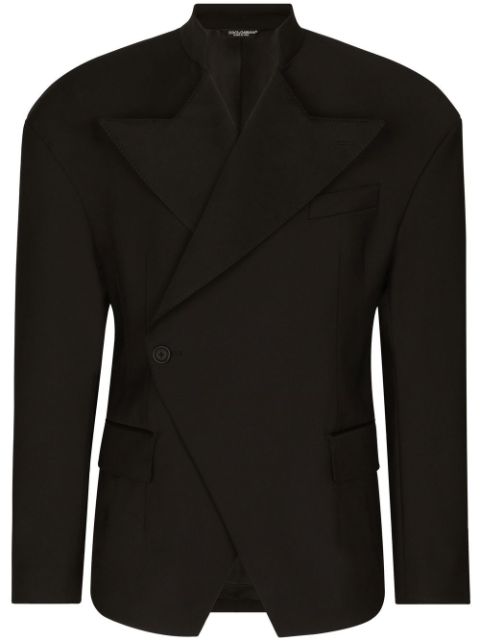 Dolce & Gabbana off-centre fastening suit jacket