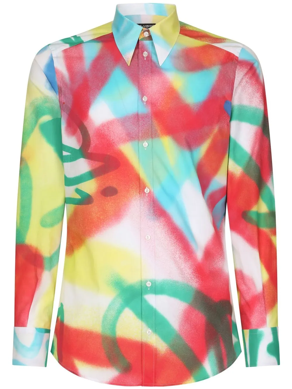 

Dolce & Gabbana camisa con estampado gráfico - Multicolor