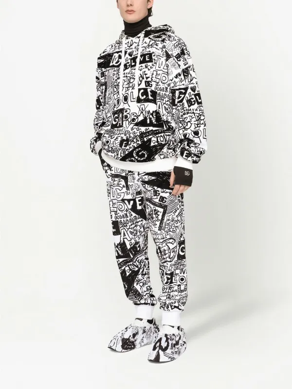 Dolce & Gabbana graphic-print Track Pants - Farfetch