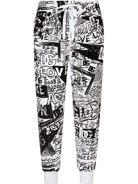 Dolce & Gabbana graphic-print track pants