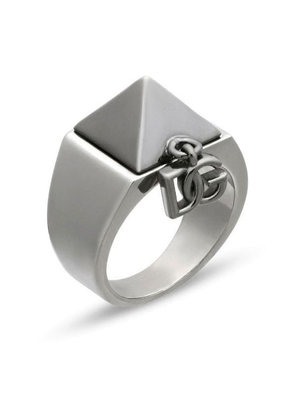 pyramid-stud ring