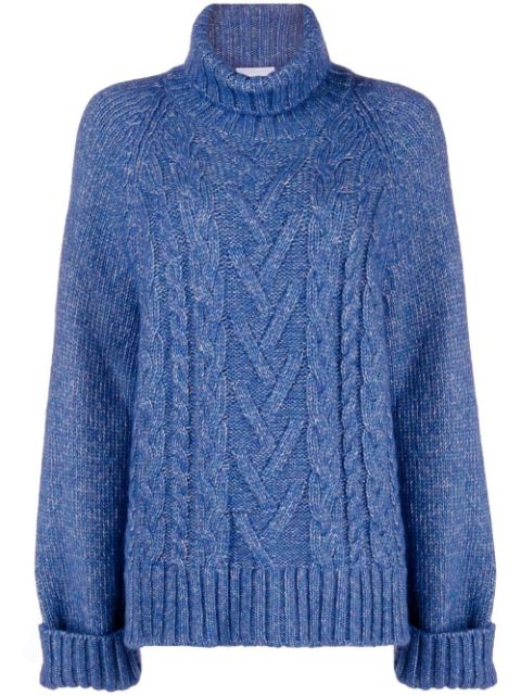 GANNI oversized cable-knit jumper Women