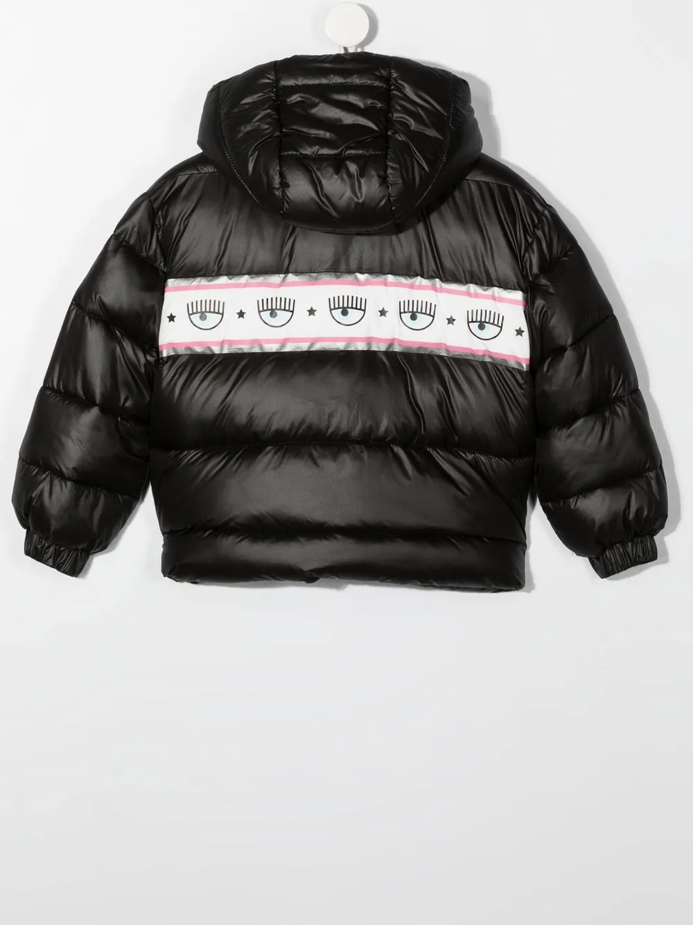 Chiara Ferragni Kids Jas met capuchon - Zwart