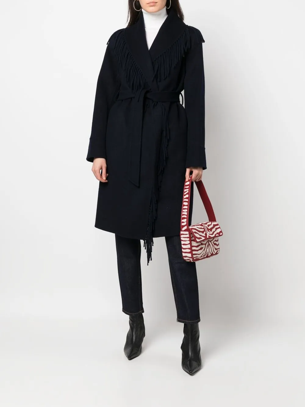 P.A.R.O.S.H. Jack met gestrikte taille - Blauw