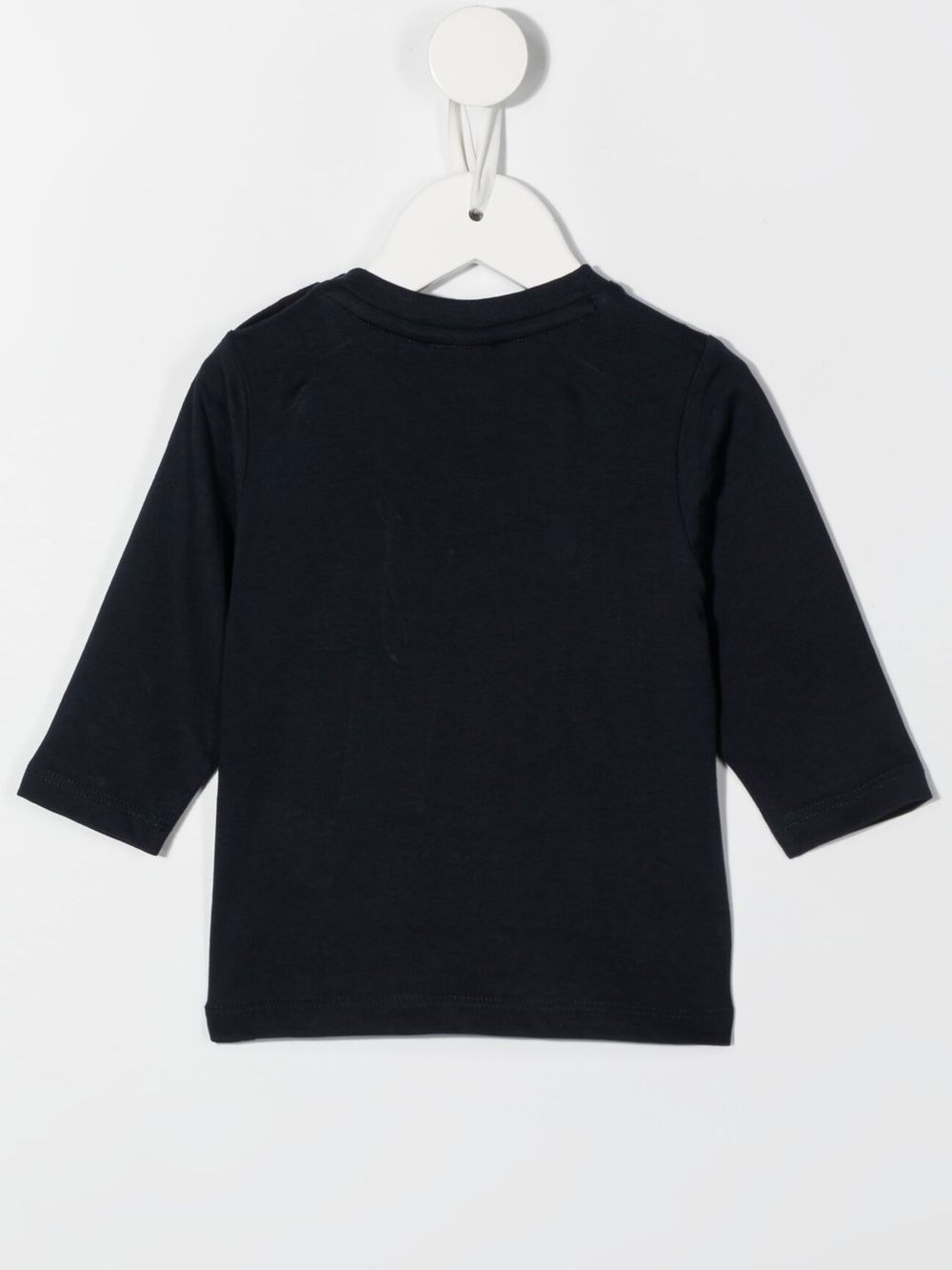 BOSS Kidswear T-shirt met logoprint - Blauw