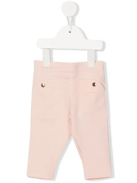 Chloé Kids pantalones elásticos slim