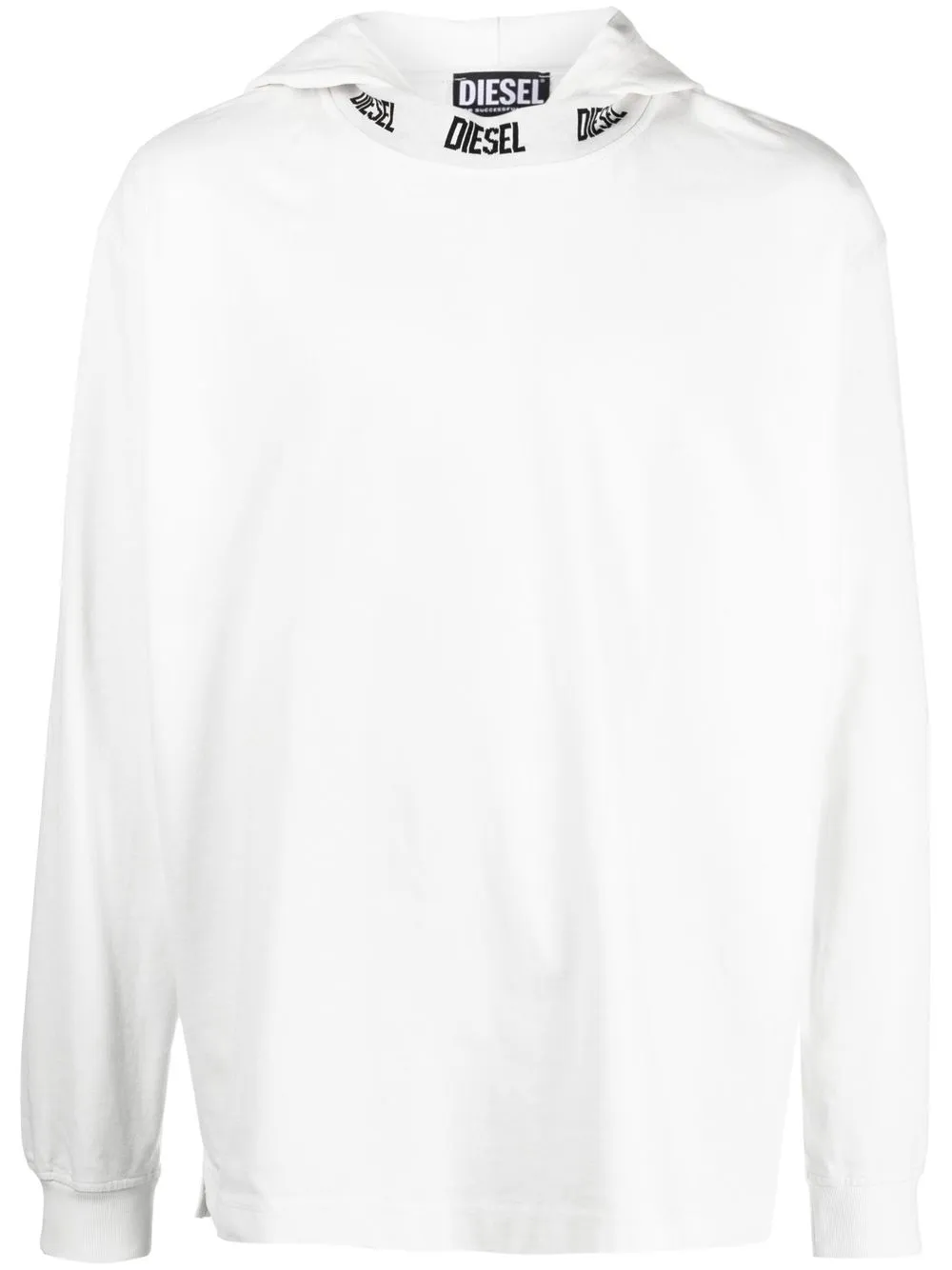 

Diesel hoodie con logo estampado - Blanco