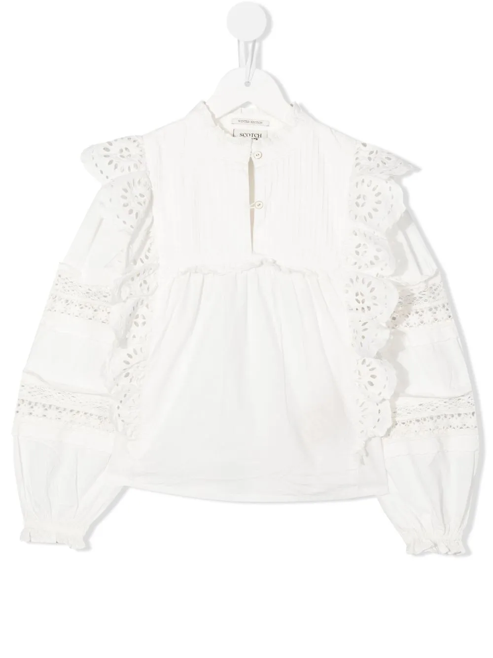 

Scotch & Soda top con volantes - Blanco