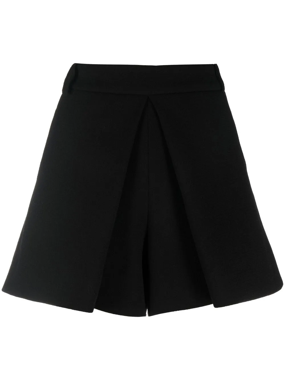 

Alexandre Vauthier pleat-detail tailored shorts - Black