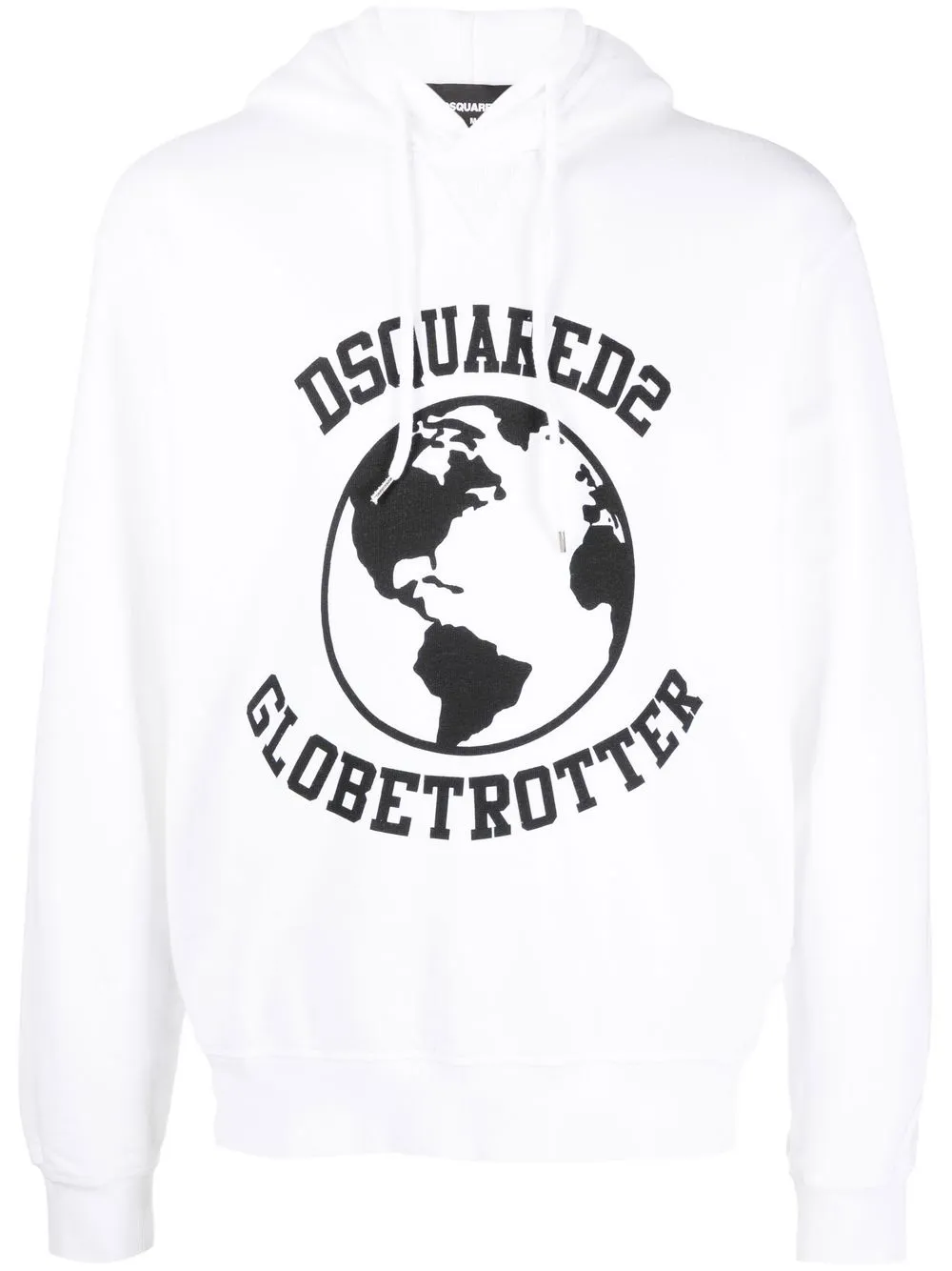 Dsquared2 hoodie con logo y cordones - Blanco