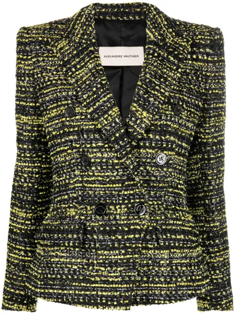 Alexandre Vauthier double-breasted tweed blazer