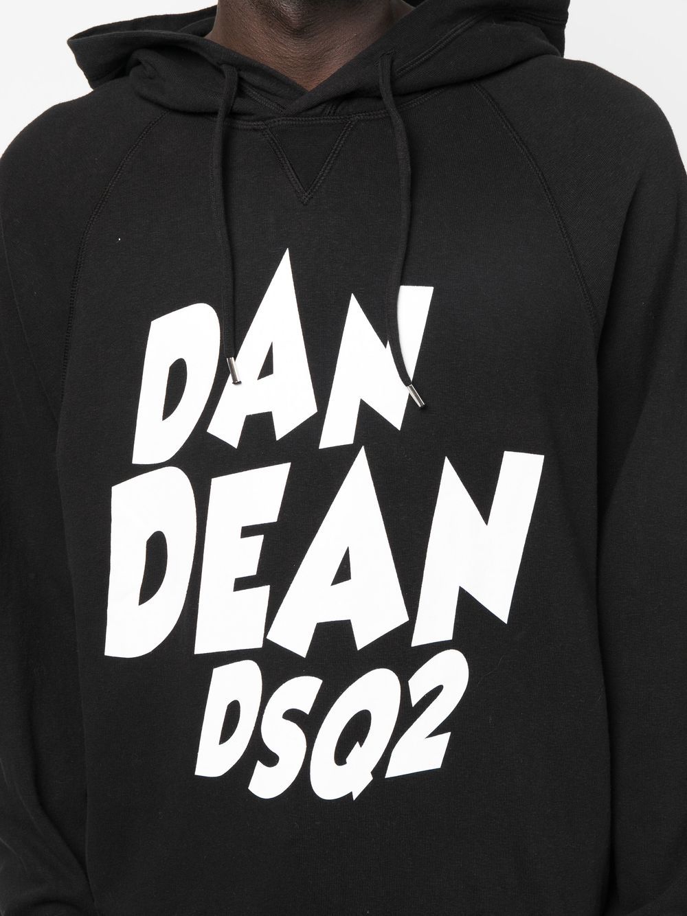 Cheap DSQUARED2 logo-print pullover hoodie Men