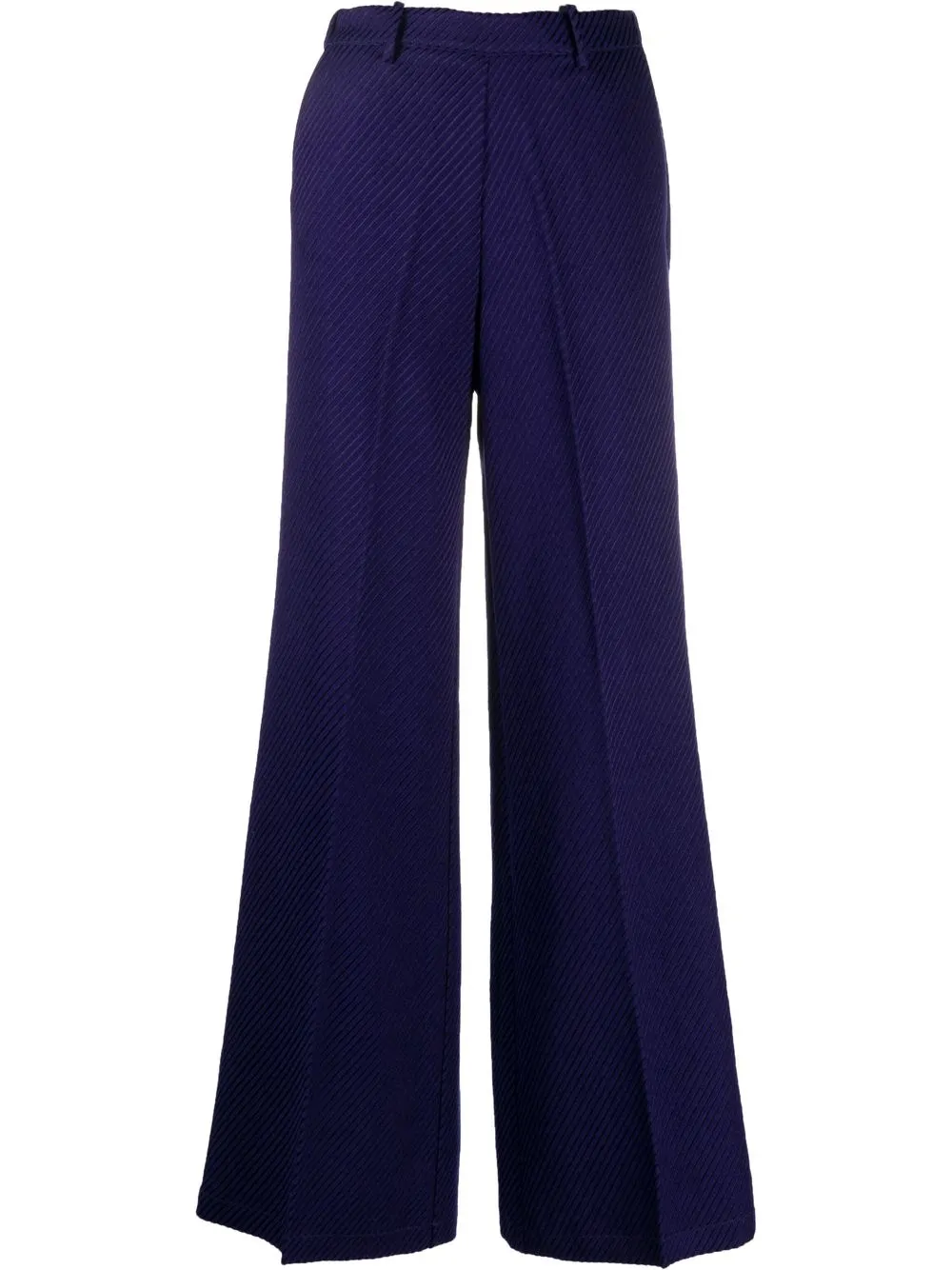 

Forte Forte wide-leg ribbed trousers - Blue