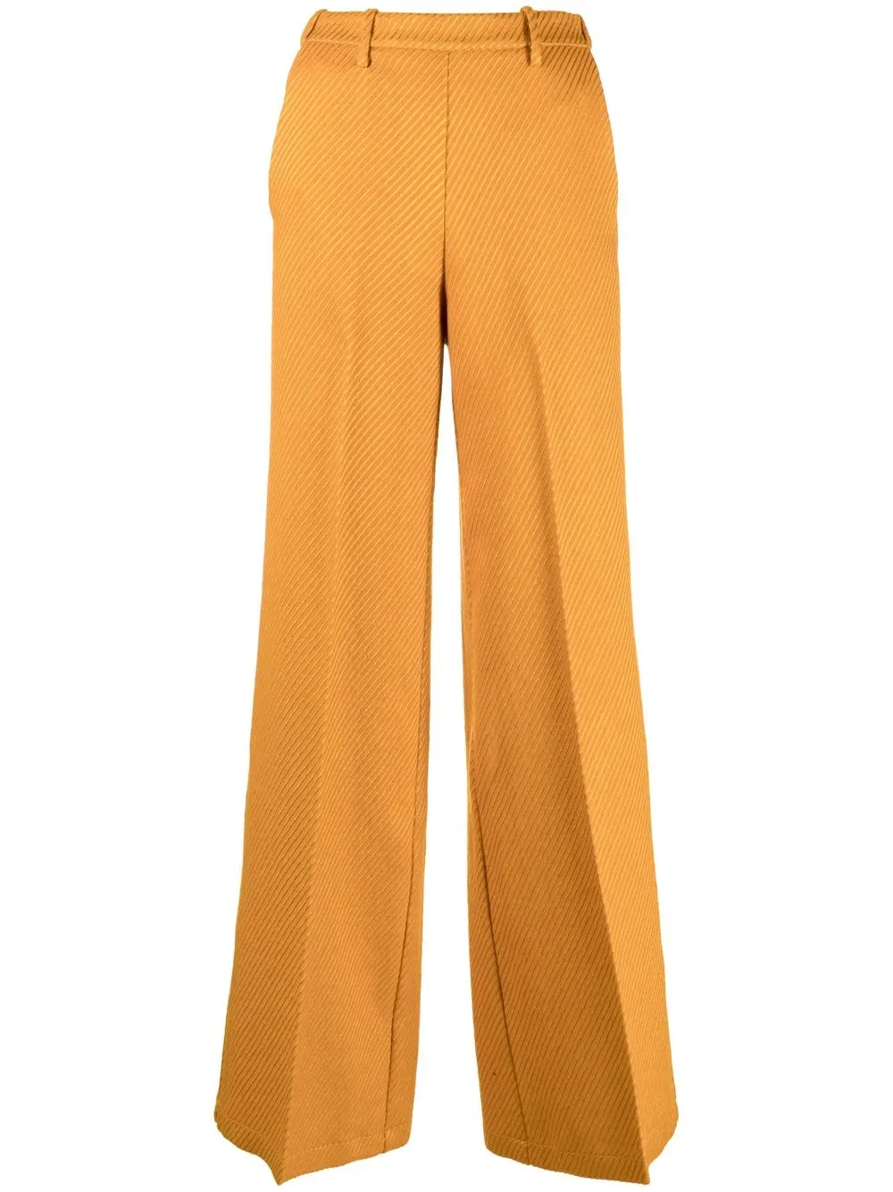 

Forte Forte pantalones anchos de canalé - Naranja