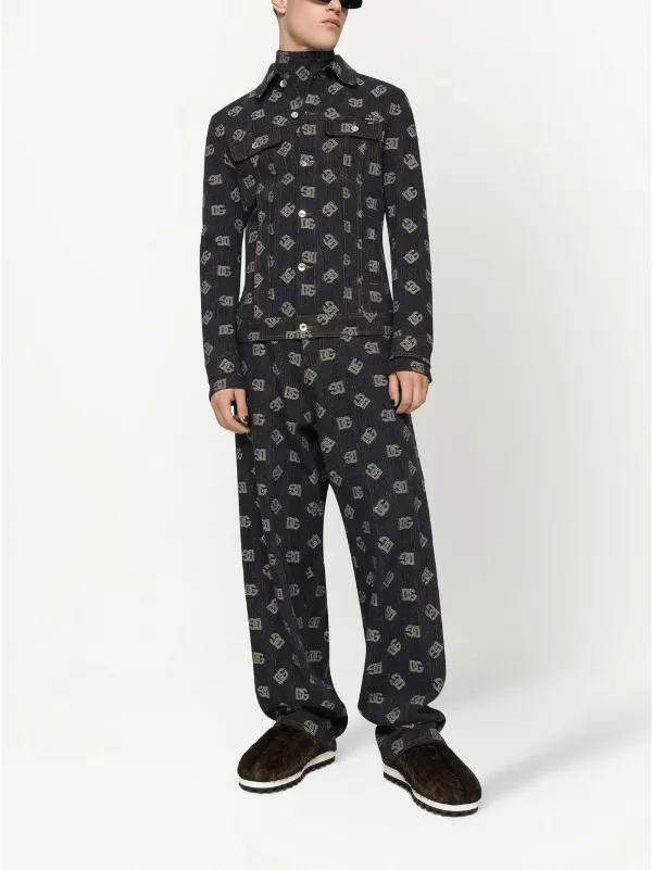 【DOLCE&GABBANA】ウールジャガードパンツ DGロゴ FTCPTTGDCLZ_N0000_0.jpg