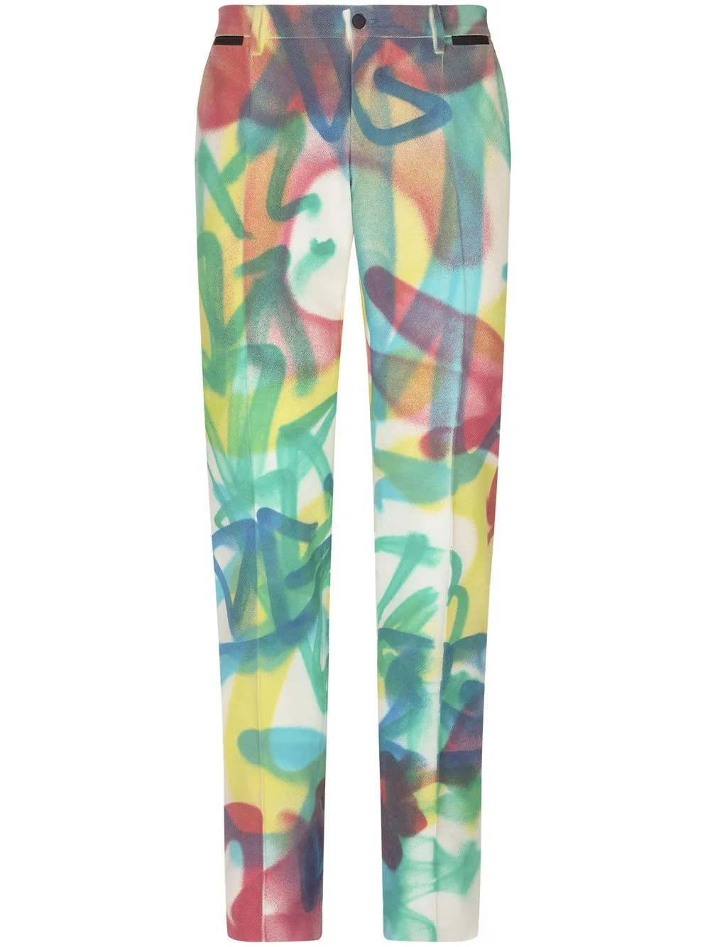 

Dolce & Gabbana graffiti print tailored trousers - Multicolour
