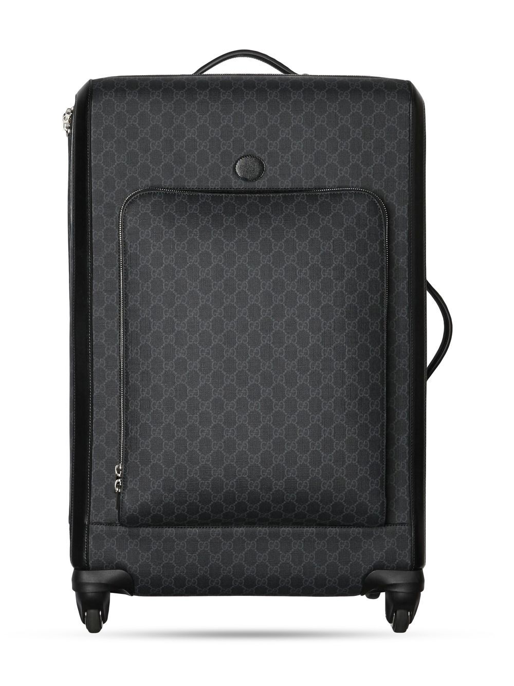 Gucci GG Supreme grote koffer - Zwart